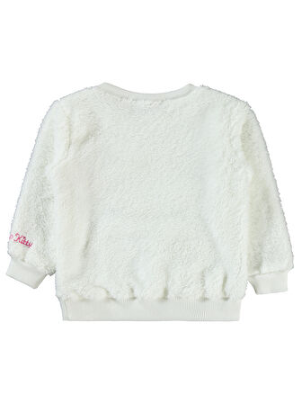 Hello Kitty Kız Çocuk Sweatshirt 2-5 Yaş Ekru 