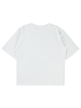 Civil Girls Kız Çocuk Tişört 10-13 Yaş Beyaz