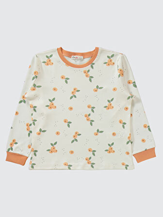 Civil Girls Kız Çocuk Pijama Takımı 6-9 Yaş Açık Somon