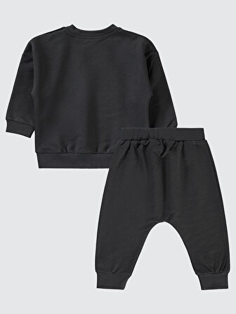 Civil Baby Erkek Bebek Takım 6-18 Ay  Antrasit