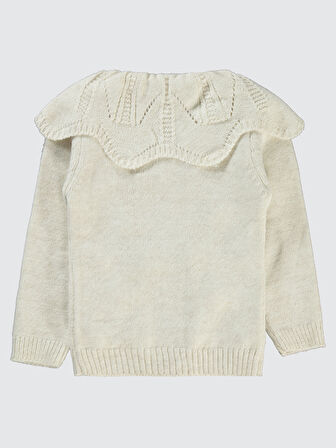 Civil Girls Kız Çocuk Hırka 2-5 Yaş Ekru