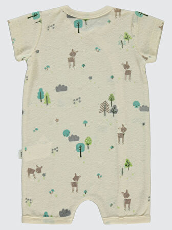 Civil Baby Kız Bebek Patiksiz Tulum 6-18 Ay Somon