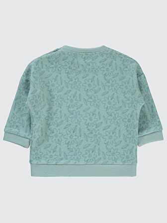 Civil Baby Kız Bebek Sweatshirt 6-18 Ay Çağla Yeşili