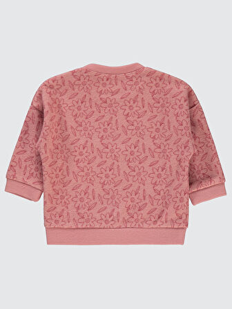 Civil Baby Kız Bebek Sweatshirt 6-18 Ay Pudra