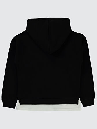 Civil Girls Kız Çocuk Sweatshirt 10-13 Yaş Siyah