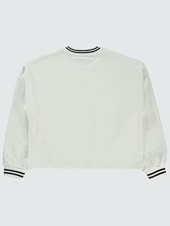 Civil Girls Kız Çocuk Sweatshirt 10-13 Yaş  Ekru