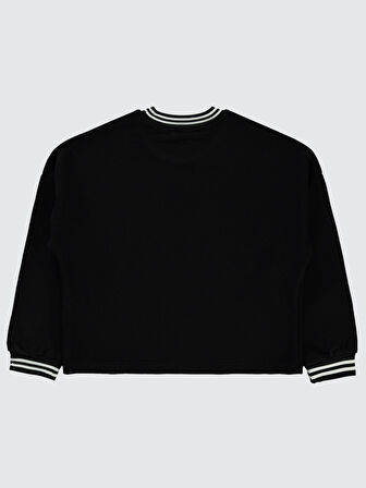 Civil Girls Kız Çocuk Sweatshirt 10-13 Yaş  Siyah