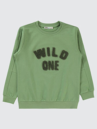 Civil Boys Erkek Çocuk Sweatshirt 10-13 Yaş Açık Haki