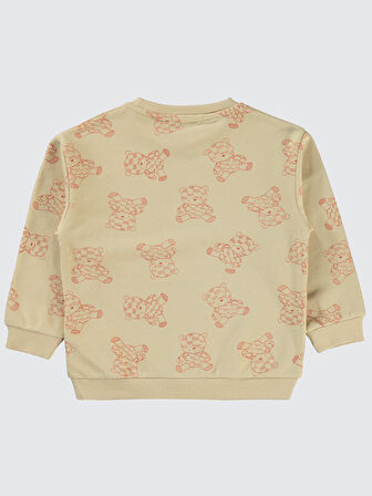 Civil Boys Erkek Çocuk Sweatshirt 2-5 Yaş  Bej