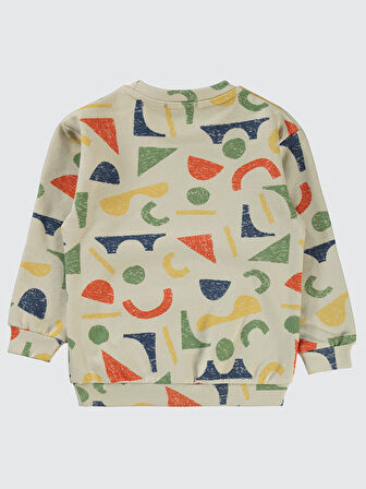 Civil Boys Erkek Çocuk Sweatshirt 2-5 Yaş Açık Bej
