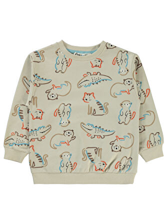 Civil Boys Erkek Çocuk Sweatshirt 2-5 Yaş Mavi