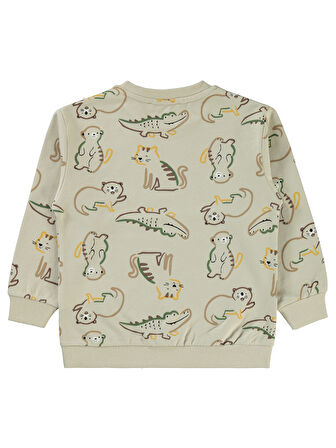 Civil Boys Erkek Çocuk Sweatshirt 2-5 Yaş Yeşil