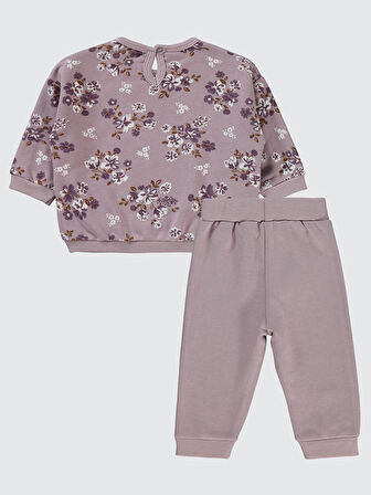 Civil Baby Kız Bebek Takım 6-18 Ay Lila