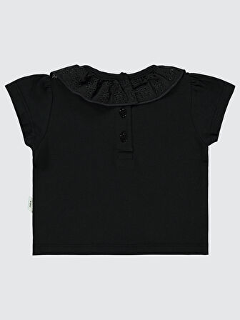 Civil Baby Kız Bebek Tişört 6-18 Ay Siyah