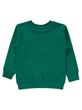 Civil Boys Erkek Çocuk Sweatshirt 2-5 Yaş Çam Yeşili