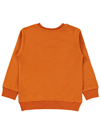 Civil Boys Erkek Çocuk Sweatshirt 2-5 Yaş Koyu Oranj