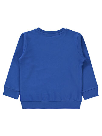 Civil Boys Erkek Çocuk Sweatshirt 2-5 Yaş Saks Mavisi 