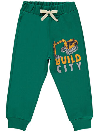 Civil Boys Erkek Çocuk Eşofman Altı 2-5 Yaş Çam Yeşili