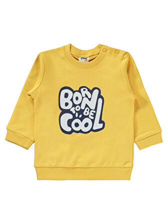 9367 Civil Baby Born Baskılı 68 Ay Takım Hardal