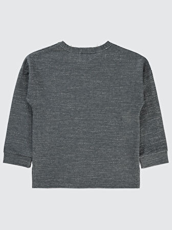 Civil Boys Erkek Çocuk Sweatshirt 6-9 Yaş Antrasit