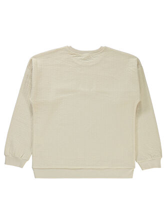 Civil Girls Kız Çocuk Sweatshirt 10-13 Yaş Taş Rengi