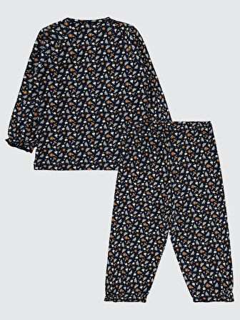 Civil Baby Kız Bebek Takım 6-18 Ay Lacivert