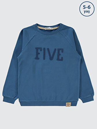 Civil Boys Erkek Çocuk Sweatshirt 2-5 Yaş İndigo