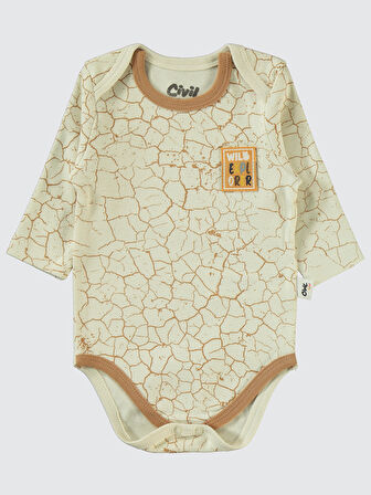 Civil Baby Erkek Bebek 3'lü Takım 6-18 Ay  Kahve