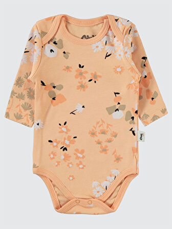 Civil Baby Kız Bebek 2'li Çıtçıtlı Badi 3-18 Ay Somon