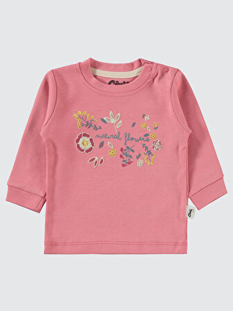 Civil Baby Kız Bebek 2'li Sweatshirt 6-18 Ay Gül