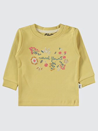 Civil Baby Kız Bebek 2'li Sweatshirt 6-18 Ay Hardal