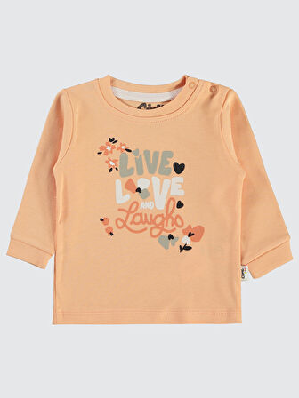 Civil Baby Kız Bebek 2'li Sweatshirt 6-18 Ay Somon