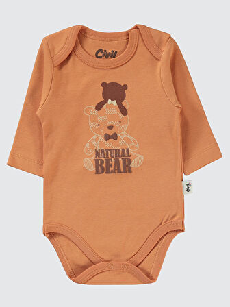 Civil Baby Erkek Bebek 3'lü Takım 6-18 Ay Tarçın
