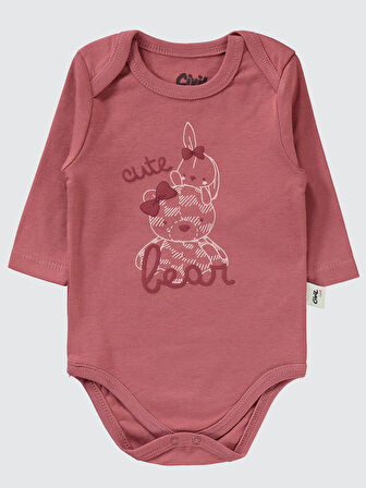 Civil Baby Kız Bebek 3'lü Takım 6-18 Ay Bordo