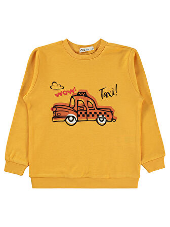 Civil Boys Erkek Çocuk Sweatshirt 2-5 Yaş Hardal 