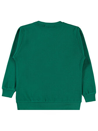 Civil Boys Erkek Çocuk Sweatshirt 2-5 Yaş Çam Yeşili