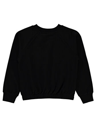 Civil Girls Kız Çocuk Sweatshirt 6-9 Yaş  Siyah