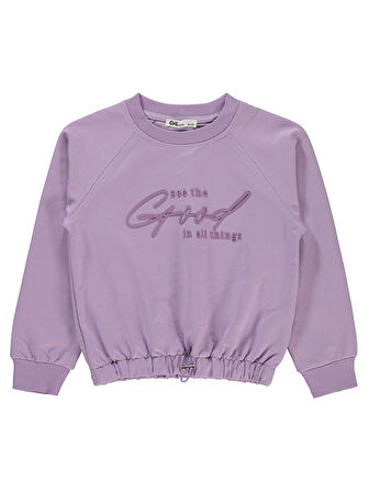 Civil Girls Kız Çocuk Sweatshirt 6-9 Yaş  Lila
