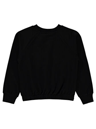 Civil Girls Kız Çocuk Sweatshirt 6-9 Yaş  Siyah