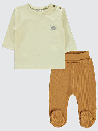 Civil Baby Erkek Bebek Takım 3-12 Ay Kiremit