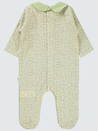 Civil Baby Kız Bebek Patikli Tulum 3-9 Ay Çağla Yeşili