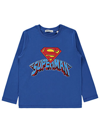 Superman Erkek Çocuk Sweatshirt 10-13 Yaş Saks