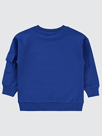 Civil Boys Erkek Çocuk Sweatshirt 2-5 Yaş Saks