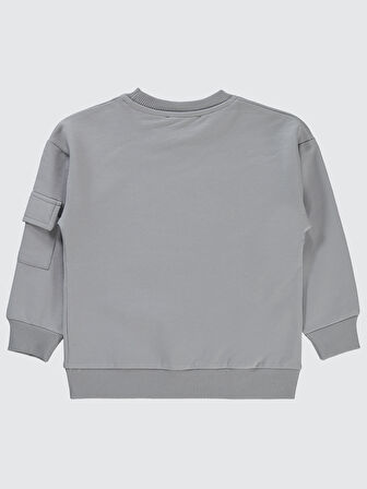 Civil Boys Erkek Çocuk Sweatshirt 2-5 Yaş Gri