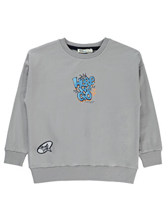 Civil Boys Erkek Çocuk Sweatshirt 10-13 Yaş Saks