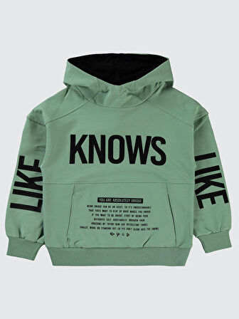 Civil Boys Erkek Çocuk Sweatshirt 10-13 Yaş Çağla Yeşili