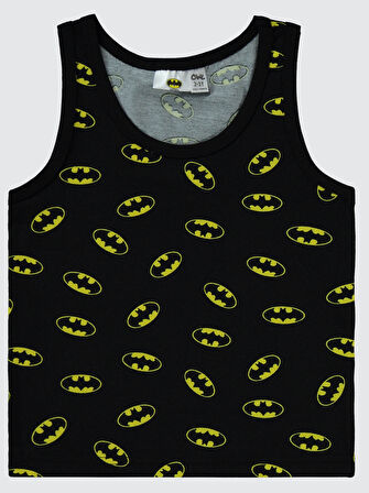 Batman Erkek Çocuk 2'li Atlet Set 2-10 Yaş Sarı