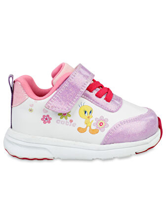 Tweety 21-25 Numara Spor Ayakkabı Beyaz-Lila