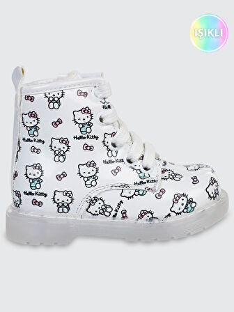 Hello Kitty Kız Çocuk Bot 21-25 Numara  Beyaz