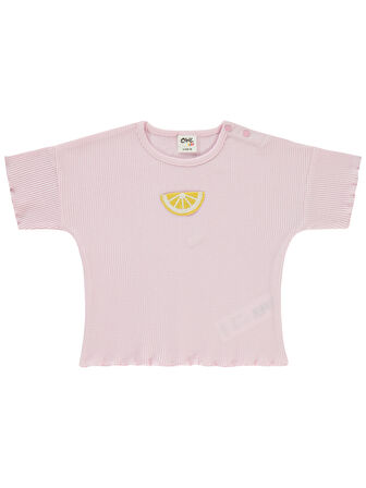 Civil Baby Kız Bebek Tişört 6-18 Ay Pembe